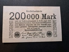 200000 Mark 100  1923 Banknote