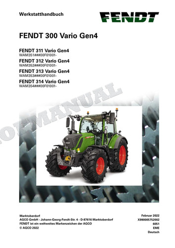Fendt 300 311 312 - fendt, 313