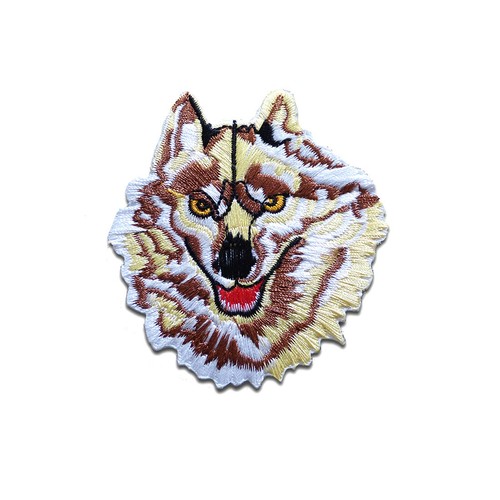 Aufnäher bügelbild wolf - /,