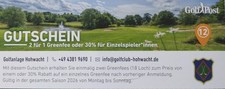 Golf Greenfee Gutschein 2026