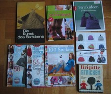 Stricken/Häkeln - 5 Bücher + 3 Hefte als Konvolut