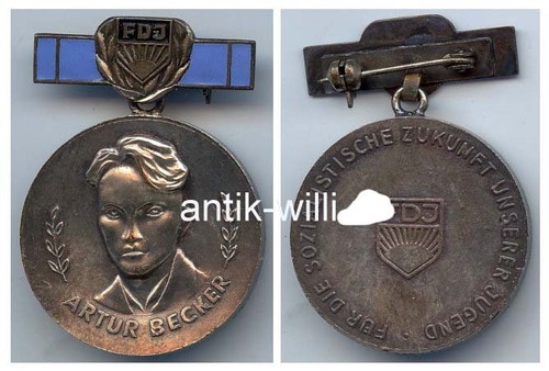 Ddr fdj artur - ddr, medaille