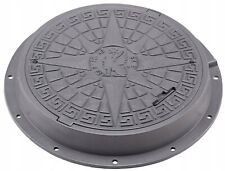 Schachtabdeckung Kanaldeckel Schachtdeckel DN600/800 A15 BabylonPlast 50 kN Grau