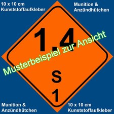 Aufkleber Munition Matrize