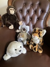WWF Kuscheltiere( 4)  Affe Robbe Leopard Koala
