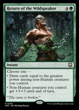 *MtG: RETURN OF THE WILDSPEAKER - Commander Modern Horizons 3 Rare - *
