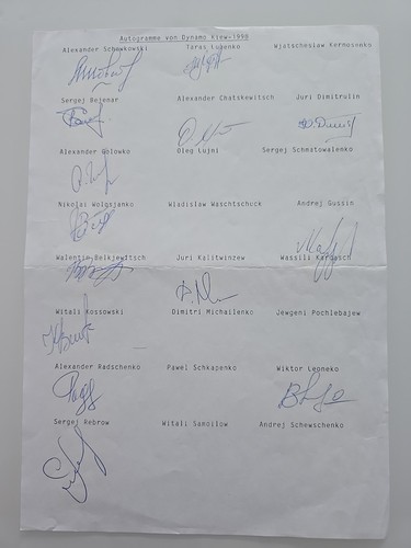 Dynamo kiew xxl signed - dynamo, x