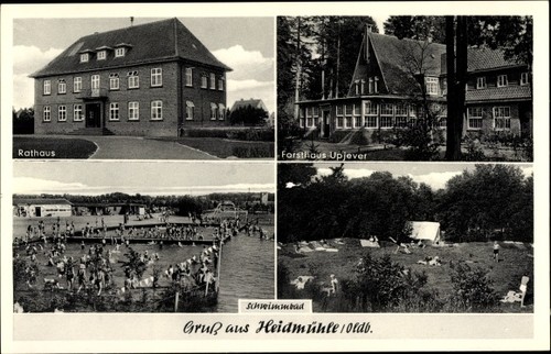Heidmühle schortens in - ak,