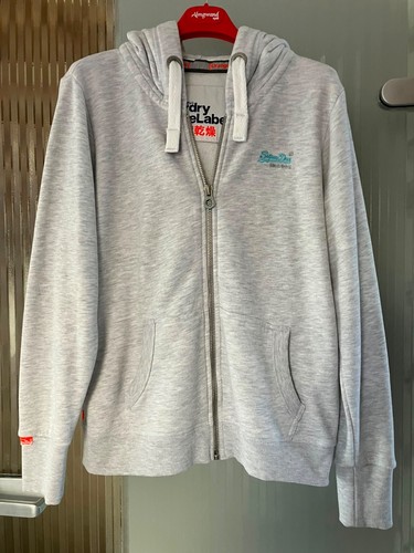 Superdry damen sweatjacke - sweatjacke, grau