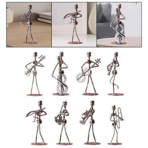 Musikalische mann statue eisen - statue,