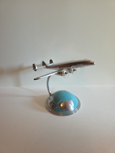 Aluminium modellflugzeug blau - aluminium,