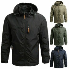 Herren Windbreaker Kapuze