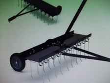 Rasenlüfter/Rasenkamm/Entmooser für Rasentraktor 100 cm breit