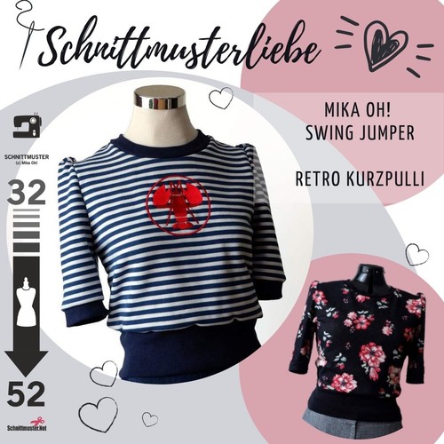 Schnittmuster retropullover - schnittmuster,