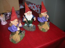 Deko Zwerge Zwergenmann Zwergenfrau Hexe