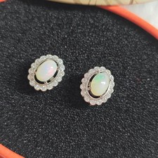 S925 Nadeln Natur Echt Opal