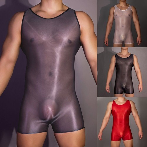 Herren glanzbody overall - herren,