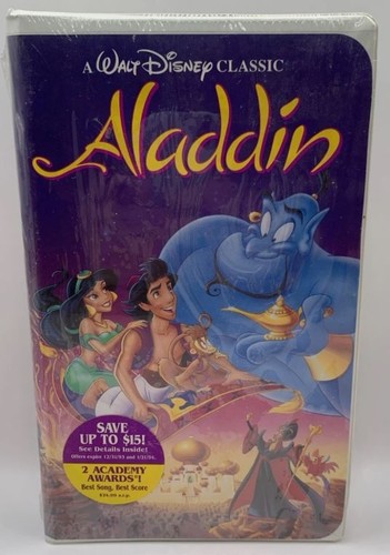 Disney aladdin vhs black - aladdin,