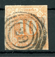 Thurn und Taxis: Mi.Nr.19 gestempelt "29" Hanau, gepr. Sommer BPP. Mi: 600,-