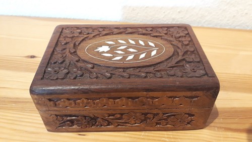 Antik holz schatulle - antik,