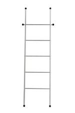 WENKO Handtuch Halter VITA Leiter Deko Ständer Kleider 5 Stangen 2 Haken Wand