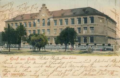 Ansichtskarte gruss aus cotta - ansichtskarte,
