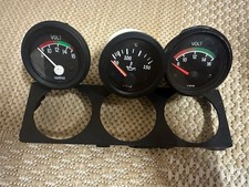 VDO Zusatzinstrumente 3 Pack VW Opel Audi Golf 2 Rare Blende Volt Öltemeperatur