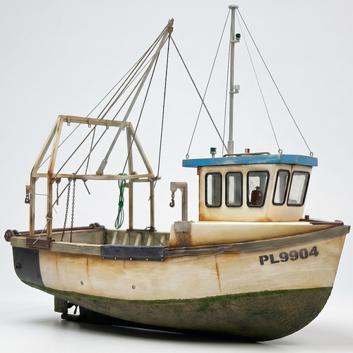 Kleiner fischerkutter - kleiner, /
