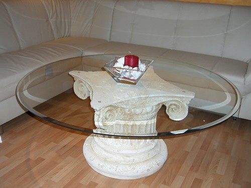 Runder glastisch couchtisch - runder,