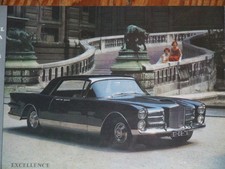1960 Facel Vega HK500 & Excellence Prospekt brochure n FV Facellia II deutsch!