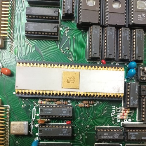 Vintage cpu platine mit - mit, tms