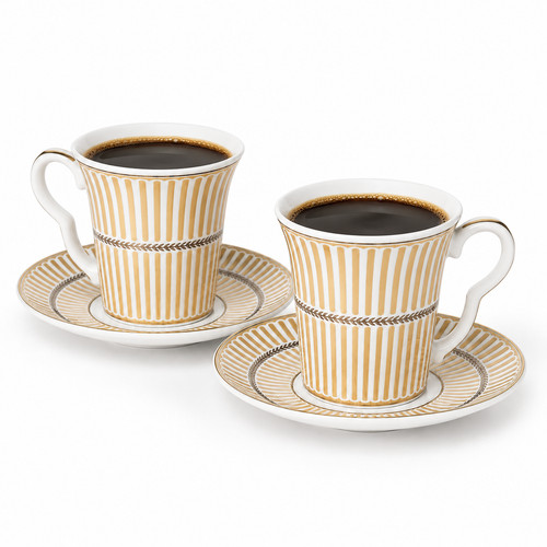 6er kaffeetassen set mit - set,