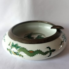 großer Meissen Aschenbecher grüner Hofdrache 1.Wahl / CU 187(1)