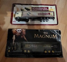2 x Sammlertrucks 1:87 Unilever Magnum Eis und Unilever Sauce Hollandaise neu