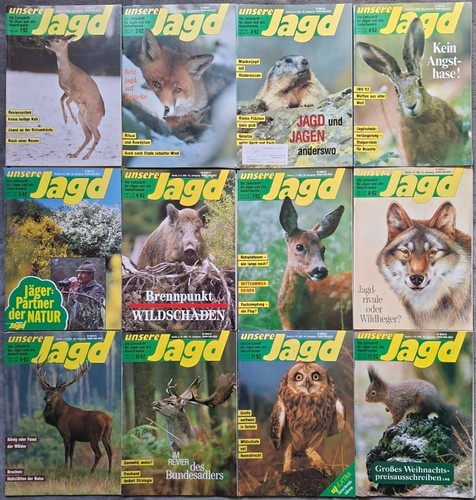 Unsere jagd jahrgänge - jagd, 2