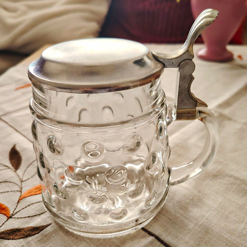 Glas bierkrug rund - glas-bierkrug,