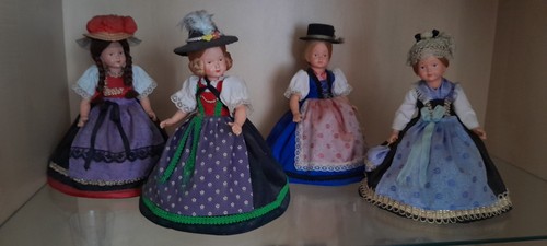 Vintage trachtenpuppen - vintage,
