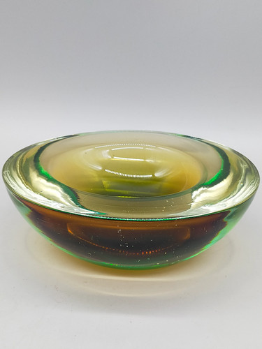 Murano sommerso glas schale - sommerso,