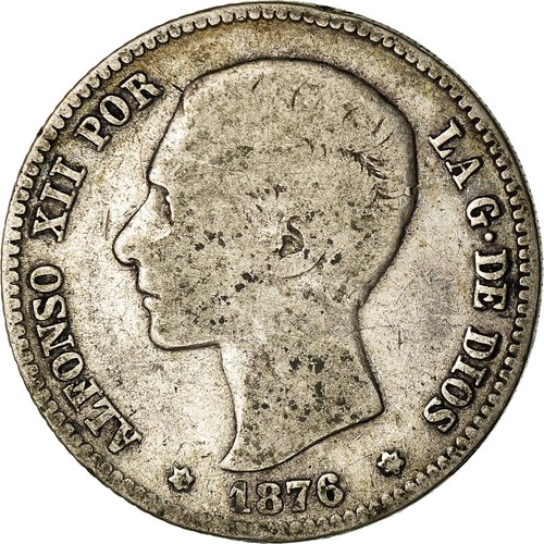 Münze spanien alfonso xii - münze,, spanien,