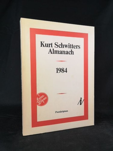 Kurt schwitters almanach - kurt,