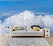 3D Blau Himmel Wolken Q2628