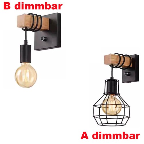 Retro wandlampe wandspot e27 - wandlampe,