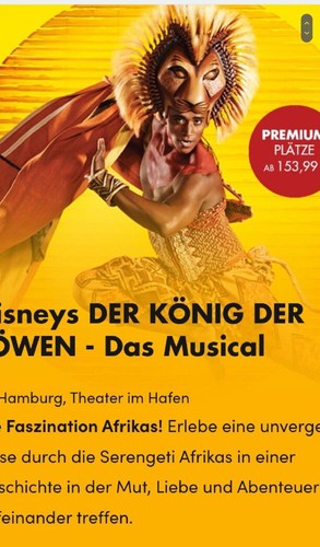 Musical könig der löwen - musical,