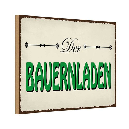 Holzschild 12x18 - , cm
