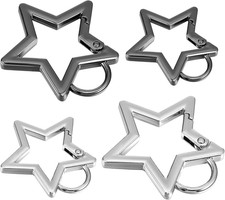 4 Stück Sterne Karabiner