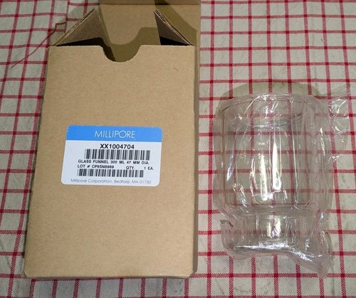 Millipore glass funnel 47mm - glass, funnel,