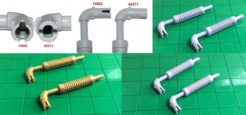 Lego auspuff rohr - -, sidepipe