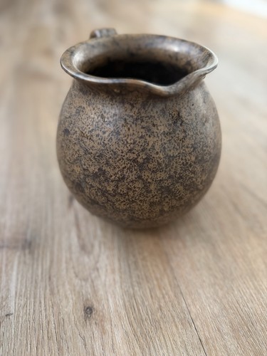 Keramik vase krug braun - vase,