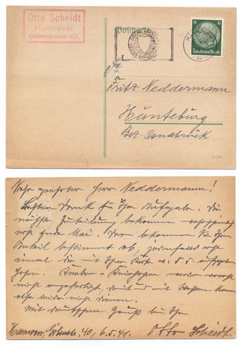 135927 postkarte hannover - -,