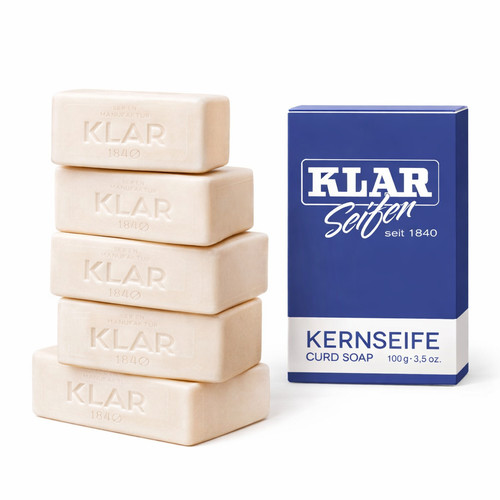 Klar kernseife 5er set - 5er, –